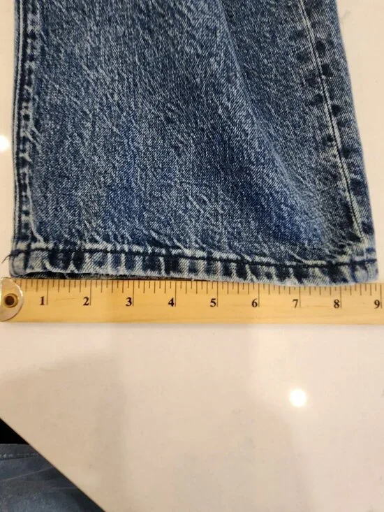 Lucky Brand 363 Cotton Linen Vintage Straight Denim Blue Jeans Men's Size 36x32 - Picture 15 of 15